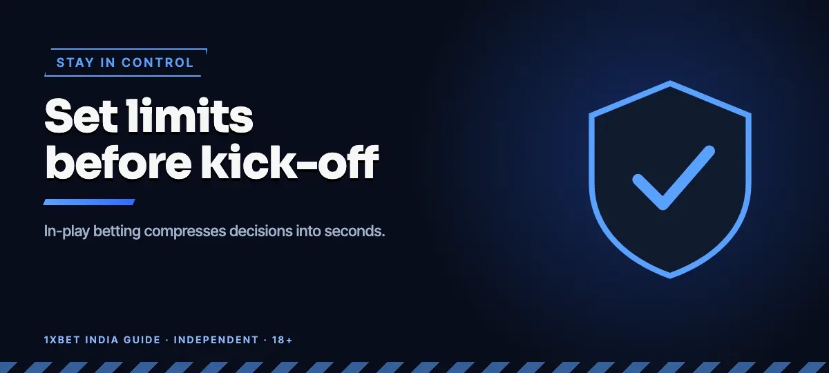 1xBet India Guide — Keeping in-play betting under control