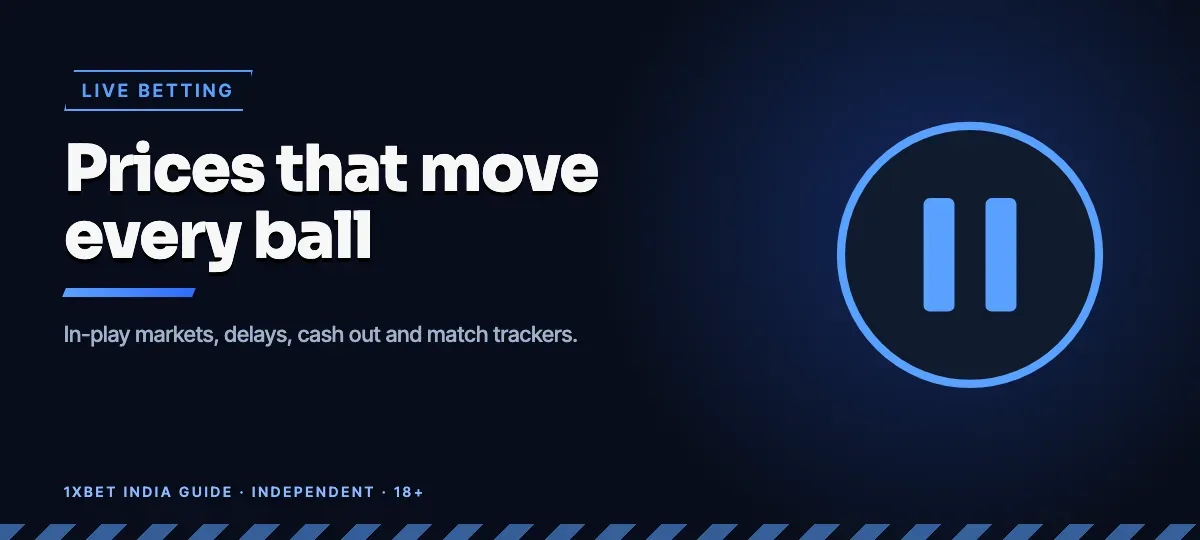 1xBet India Guide — Where to find live markets
