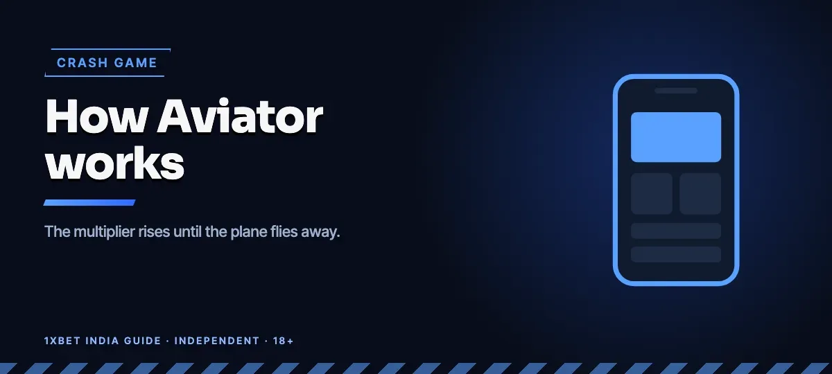 1xBet India Guide — How an Aviator round works